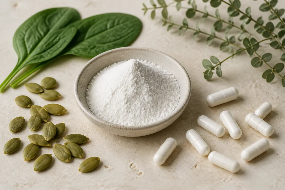 Realistic editorial still life illustrating Magnesium