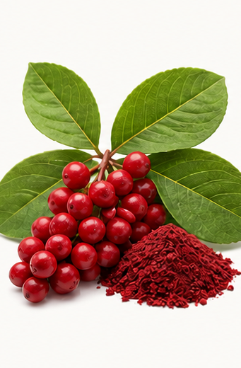 Editorial illustration of Schisandra source material
