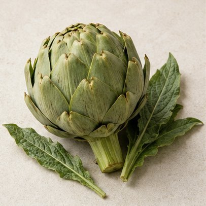 Editorial illustration of Artichoke extract source material