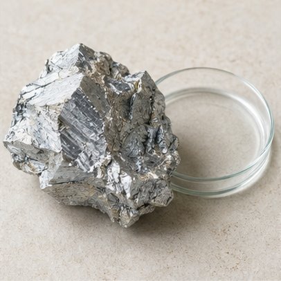 Editorial illustration of Zinc source material